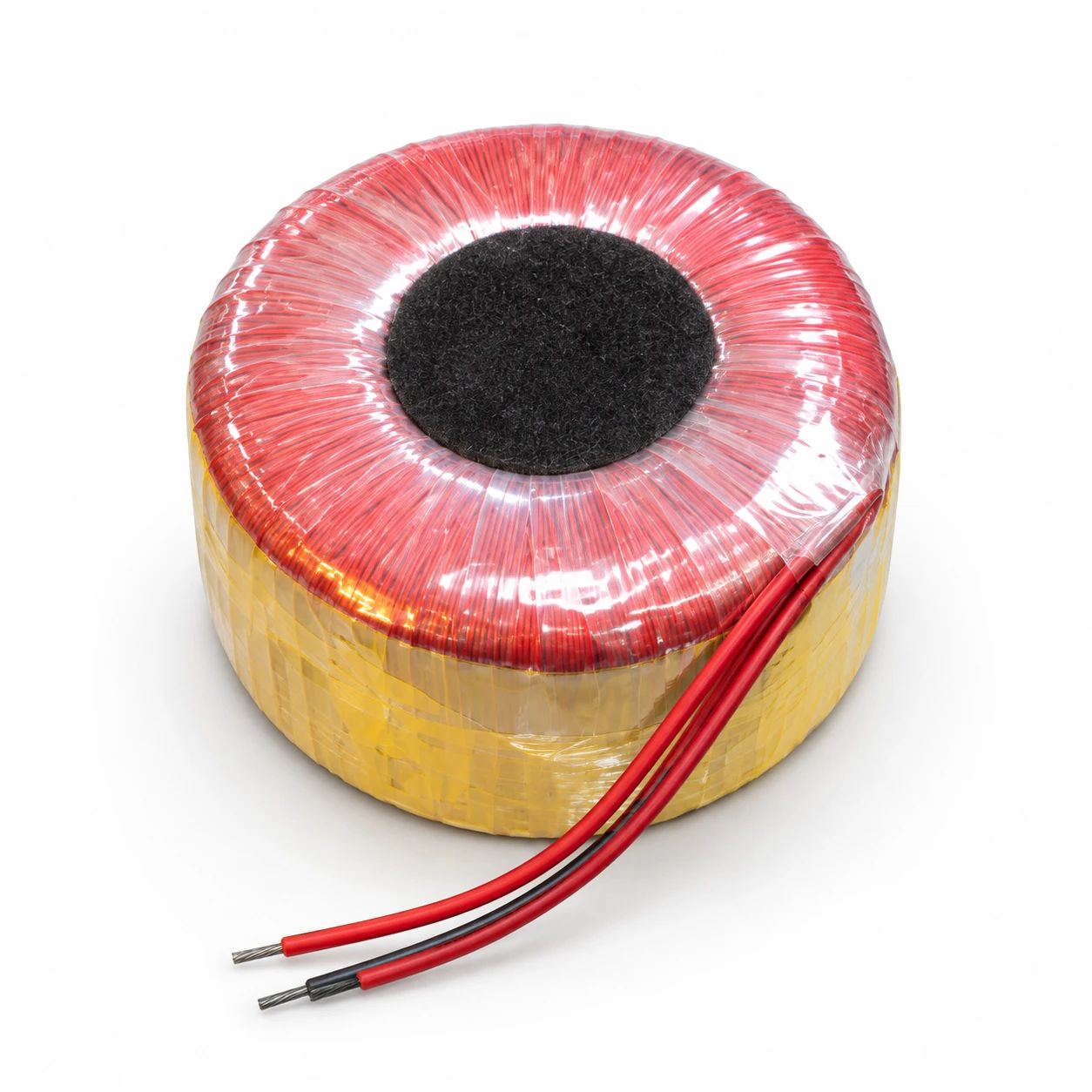 İzolasyon bantlarıyla kaplanmış toroidal transformatör